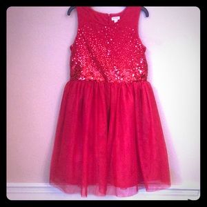 Girls Red Party Dress, size 14/16